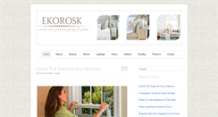 Desktop Screenshot of ekorosk.com