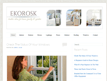 Tablet Screenshot of ekorosk.com